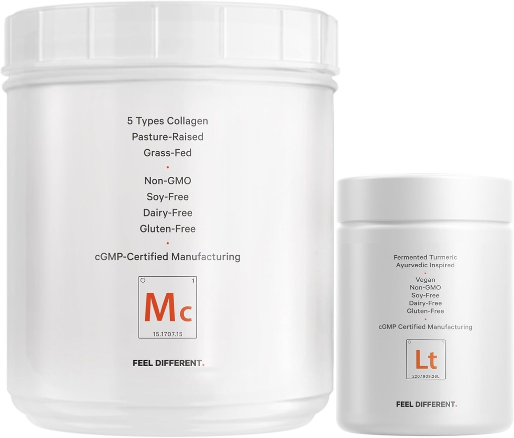 Joint & Immune Support Duo: Collagen Peptides Powder and Turmeric 4