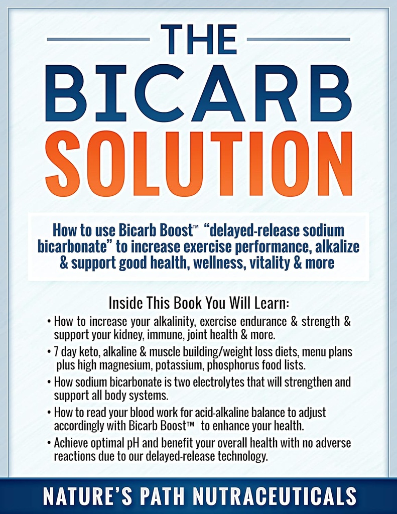 Sodium Bicarbonate 650 mg Tablets - Strongest Alkaline Tablets - Electrolyte Supplement & Keto Electrolyte Pills, Salt Tablets Hydration & Rehydration, Endurance, Stamina: 120 Capsules 5