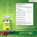 Essentialife Lions Mane Mushroom Supplement | 5-in-1 Mushroom Gummies with Turkey Tail, Cordyceps, Reishi, Chaga Extract | Brain Focus and Immune Support for Women Men, Raspberry Flavor, 60 ct 3