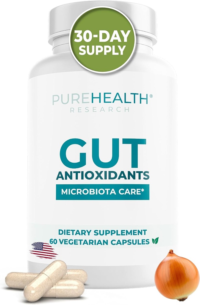 Gut Health Flavonoids Supplements - Gut Cleanse & Restore Good Digestion - Antioxidant Supplement with Berberine, Ginger, Quercetin - Gut Restore Formula to Balance and Support Digestion - 1 Bottle 2