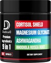 9in1 Cortisol Shield - Magnesium Glycinate & Ashwagandha with Rhodiola, Phosphatidylserine, Passion Flower, L-Theanine, Apigenin, Licorice, Magnolia - Rest Well & Mood Balance - 60 Count 2