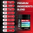 9in1 Cortisol Shield - Magnesium Glycinate & Ashwagandha with Rhodiola, Phosphatidylserine, Passion Flower, L-Theanine, Apigenin, Licorice, Magnolia - Rest Well & Mood Balance - 60 Count 4