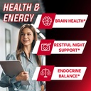 9in1 Cortisol Shield - Magnesium Glycinate & Ashwagandha with Rhodiola, Phosphatidylserine, Passion Flower, L-Theanine, Apigenin, Licorice, Magnolia - Rest Well & Mood Balance - 60 Count 5