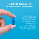 Clear Size 00 Empty Gelatin Capsules by Capsuline - 1000 Count - Gelatin Capsules - 1000 5