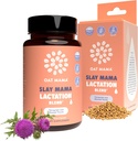 OAT MAMA Organic Lactation Supplement - 'Slay Mama' Blessed Thistle & Fenugreek Capsules - Herbal Lactation Blend, Postpartum Support for Breastfeeding Moms 2