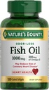 Nature's Bounty 300 mg Omega-3 Fish Oil 1000 mg Softgels 120 Coated Soft Gels (Pack of 2) 4