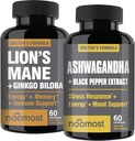 NooMost Lions Mane and Ashwagandha with Gingko Biloba and Black Pepper 2