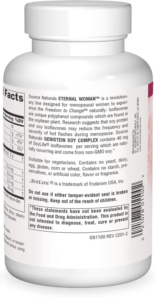 Source Naturals Genistein 1000 Mg (Eternal Woman), 120 Tablets 4