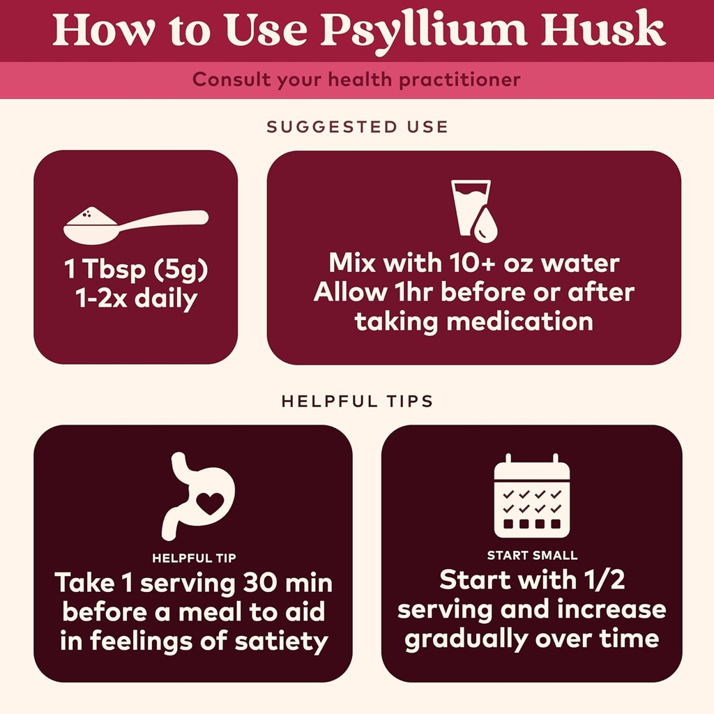 ORGANIC INDIA Psyllium Herbal Powder - Whole Husk Fiber Supplement, Digestion Support, Vegan, Gluten-Free, USDA Certified Organic, Non-GMO, Soluble & Insoluble Fiber Source - 12 oz (Pack of 3) 4