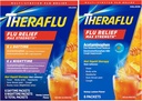 Theraflu Max Strength Daytime & Nighttime Flu Symptom Relief Honey Lemon Flavor Powder & Daytime Flu Symptom Relief Honey Lemon Powder, 6 Daytime + 6 Nighttime, & 6 Honey Lemon Flavor Powder Packets 2