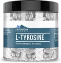 Earthborn Elements L-Tyrosine 200 Capsules, Pure & Undiluted, No Additives 2