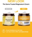 Natural Topical Magnesium Cream for Sleep,Nighttime Magnesium Lotion for Pain and Leg Cramps,Muscle Relaxation,Calm,Deep Hydration for Skin Care.(Vanilla) 3