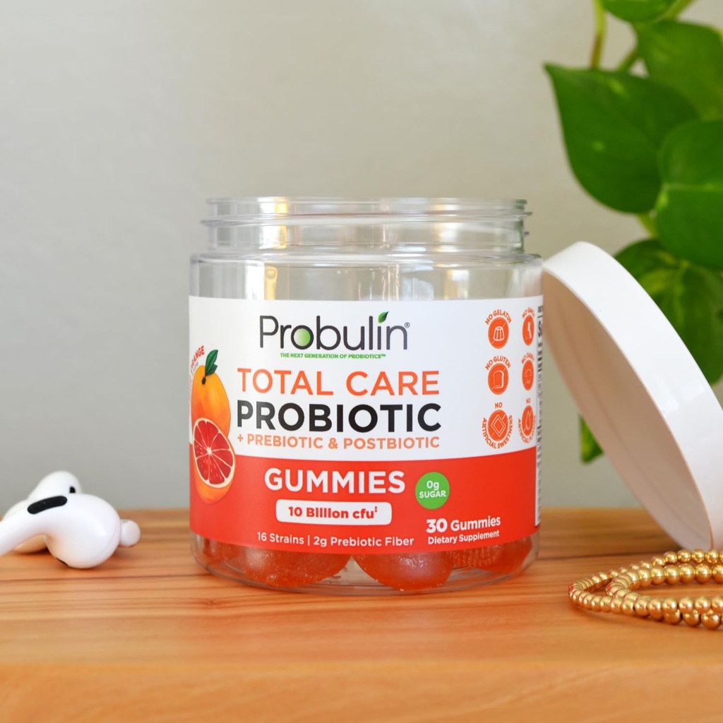 Total Care Probiotic + Prebiotic + Postbiotic Gummies - Peach Mango 30ct 6