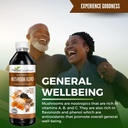 Nootropic Mushrooms, Lions Mane, Lion's Mane Mushroom Supplement, Mental Clarity and Focus Supplements, Immune Support, Mushroom Blend Extract, Lion Mane Mushroom Supplement - Herbal Goodness 12oz 4