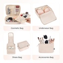 BAGAIL 8 Set Packing Cubes Luggage Packing Organizers for Travel Accessories-Cream 4