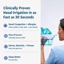 Navage Travel Bundle - Nasal Irrigation System - Saline Nasal Rinse Kit with 1 Nose Cleaner, 30 Salt Pods and Black Travel Bag 3