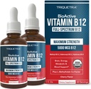 Organic Vitamin B12 - 5000 mcg, 3 BioActive Forms B12: Methyl B12, Adenosyl B12 & Hydroxy B12 - Plus L-Methylfolate Cofactor | Sublingual Form, Cherry Flavor, Vegan, Non-GMO (120 Servings - 2 Pack) 2