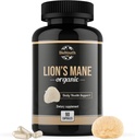 Organic Lions Mane Capsules Dietary Supplement Premium Organic Lions Mane Mushroom Extract | 90 Capsules 2