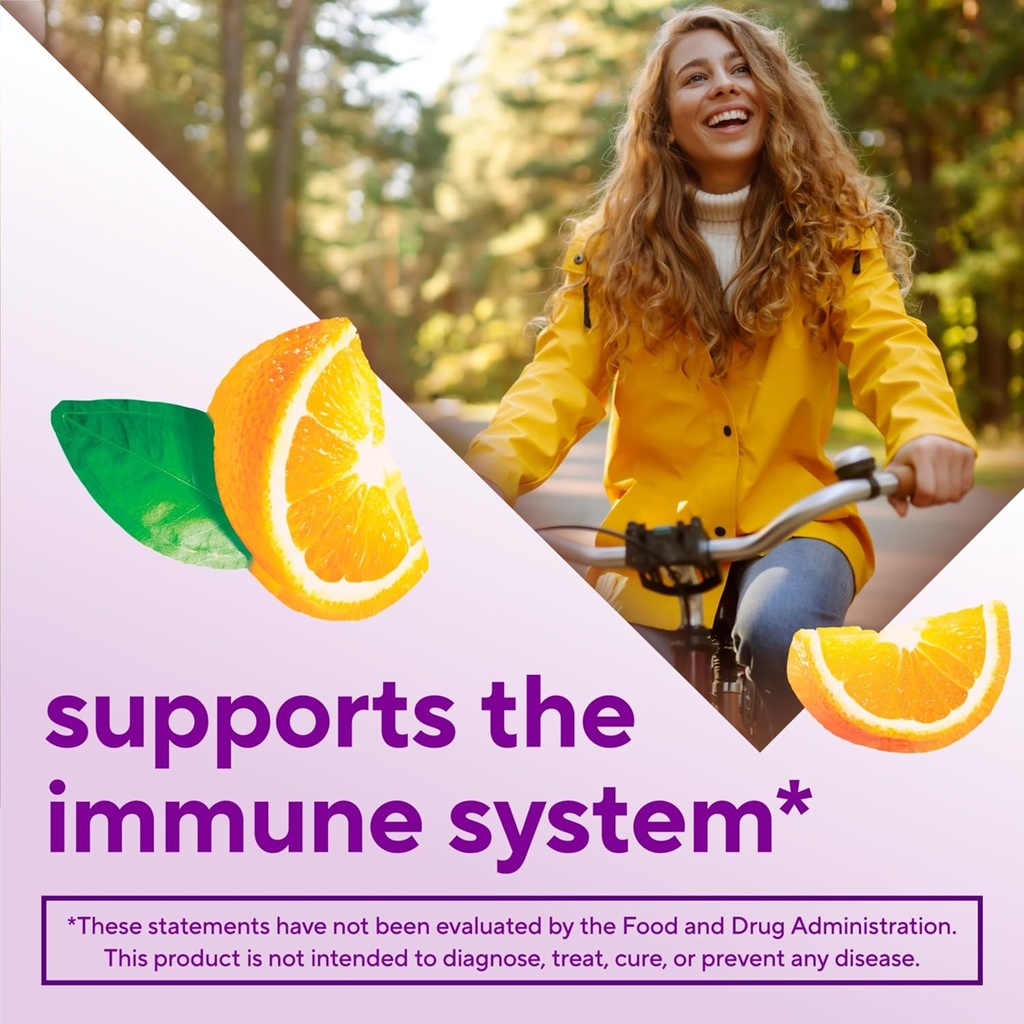 Vitafusion Extra Strength Power C Gummy Vitamins, Tropical Citrus Flavored Immune Support (1) Vitamins, 92 Count 4