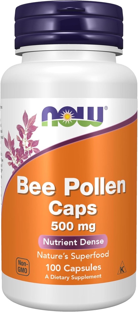 NOW FOODS Crd Bee Pollen, 100 Count 2