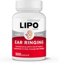 Lipo-Flavonoid Plus Tinnitus Relief - Doctor-Recommended for Ringing Ears - Clinically-Proven Lemon Bioflavonoid Complex with Vitamins C, B1, B2, B6, B12, & Calcium - 500 Caplets 2