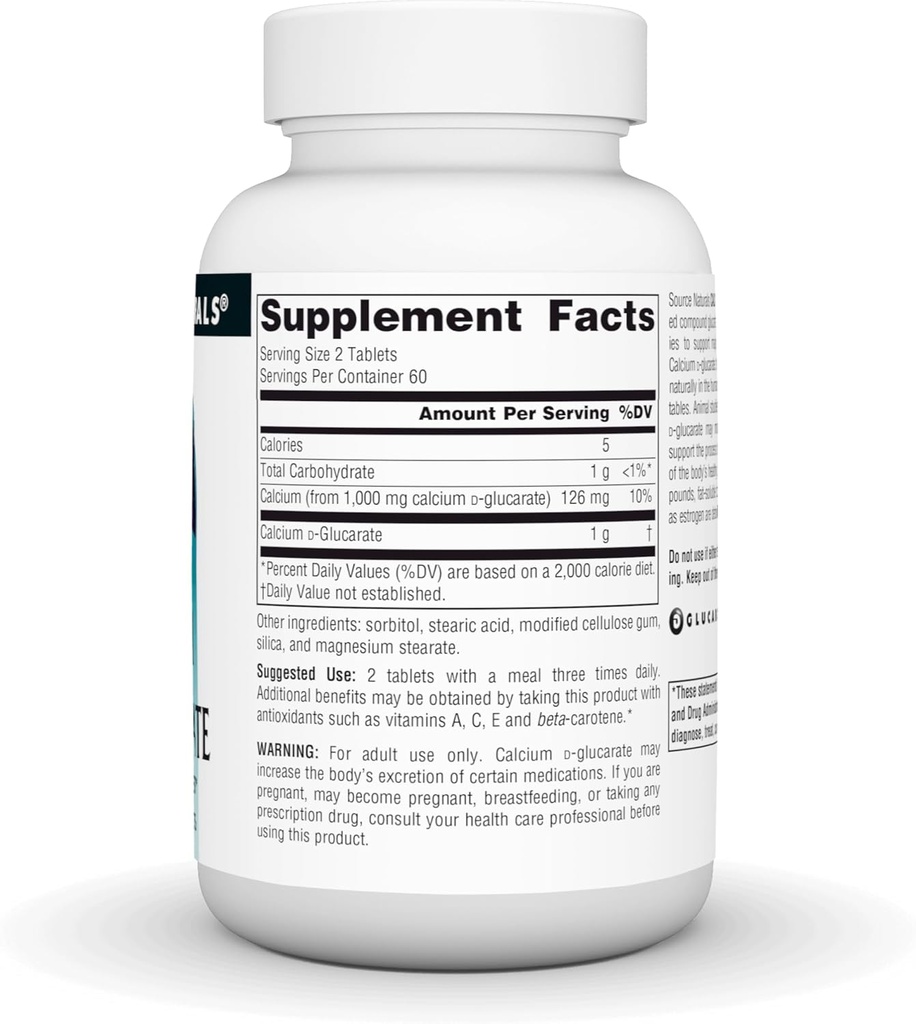 Source Naturals - Calcium D-Glucarate, 500 mg 4