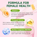 Premium Feminine Balance Gummies for Women's Immune Health, Hawaiian Pineapple Gummies Support PH Balance & Vaginal Health, Vegan, Gluten-Free, 60 Gummies 4