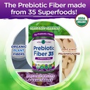 Vital Planet - Fiber 35 Powder Diverse Fiber Supplement for Dietary Support and Occasional Constipation with 35 Prebiotic Fibers and 35 Organic Superfoods to Maintain Bowel Regularity, 6.77 oz 4