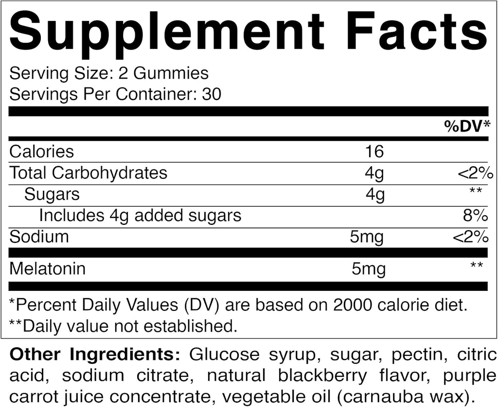 Vitamatic Magnesium Gummies & Melatonin Gummies Combo - 60 Count Each 6