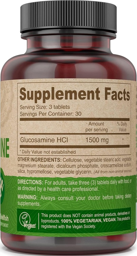 DEVA Vegan Glucosamine 90 Tabs (Pack of 2) 3