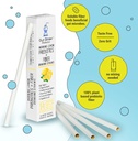 Gut Straw Morning Lemon Water Straw - A Serving of Prebiotic Fiber and Half a Lemon Inside Each Infused Drinking Straw 6