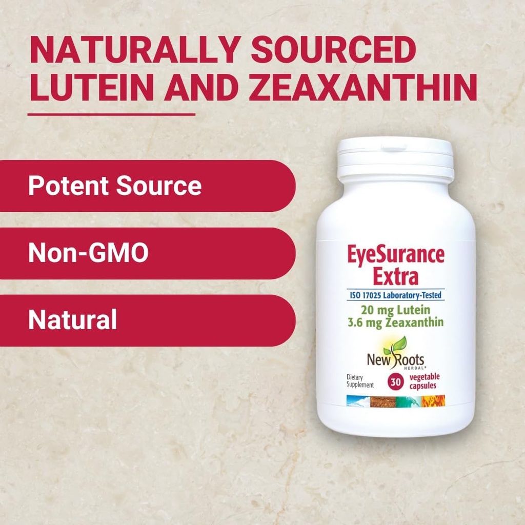 New Roots | Eye Supplement with Bilberry, Lutein, Zeaxanthin and Multi-Vitamins, Designed with Naturopathic Doctors (30 Capsules) 4