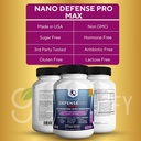Nano Defense Pro Max Hair Skin and Nails Supplement, Biotin Calcium Magnesium Complex, 60 Capsules, 30-Day Supply (5) 6