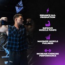 Huge Supplements Magnify Pump Pills & Nitric Oxide Booster, Enhance Muscle Pumps, Fullness & Vascularity, Science-Backed Ingredients - NO3-T Nitrates, Agmatine Sulfate, VasoDrive-AP (180 Capsules) 4