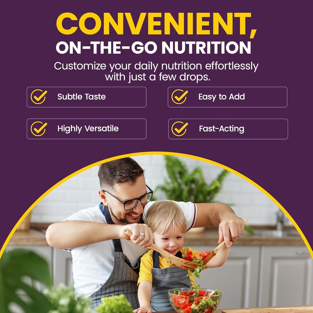 WellnessOne Iodine Drops for Thyroid Support - Fast Acting Liquid Iodine Supplement from Potassium Iodide - Great for Immunity & Cognition & Maximizes Iron Absorption - 1.67 fl oz 6