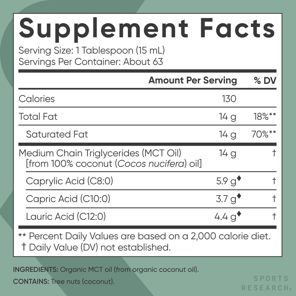 Sports Research Collagen Peptides Hydrolyzed Type 1 & 3 Collagen Powder Protein Supplement, Keto MCT Oil from Organic Coconuts - Triple Ingredient C8, C10, C12 MCTs and Vitamin D3 K2 with Coconut Oil 4