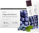 Korean Collagen Jelly Sticks - 25 Blueberry Flavored Marine Collagen Peptide Snacks for Anti-Aging- Collagen Protein Sugar-Free, Travel Packs for Hair & Nail Strength 2