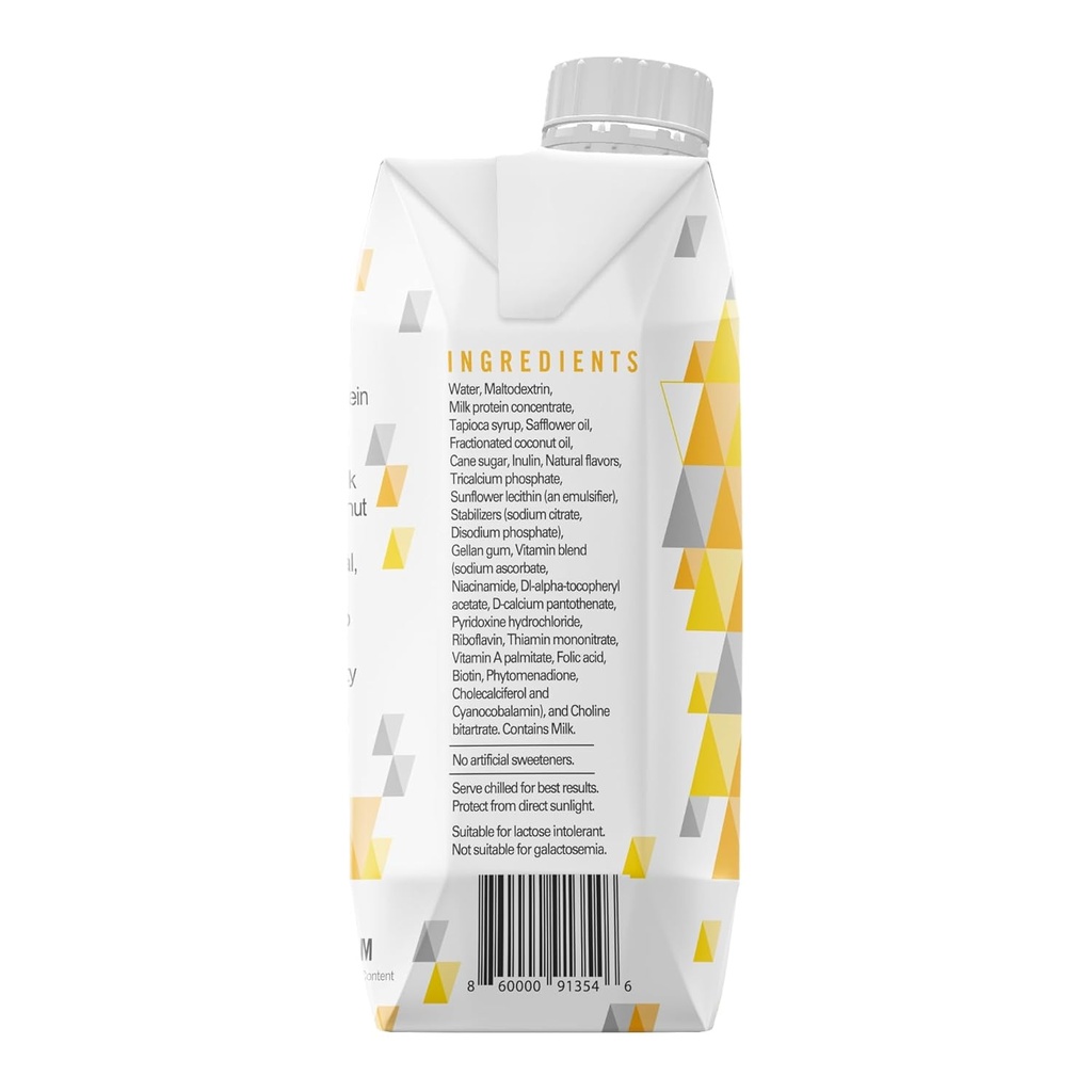 Reason Premium High Calorie Protein Drink - Free of Soy, Gluten, GMO, Artificial Flavors, and Sweeteners - NSF Certified, Lactose-Friendly, and Great for Tube-Feeding - Strawberry, 11 oz 4