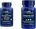 Life Extension Super Omega-3 Plus EPA/DHA Fish Oil, Sesame Lignans & Vitamin D3 125 mcg (5000 IU), Bone Health, Brain Performance 2