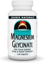 Source Naturals Magnesium Glycinate, Chelated for high Absorption | for Calm Energy, Bone & Heart Support*, 200 mg per Serving - 120 Tablets 2
