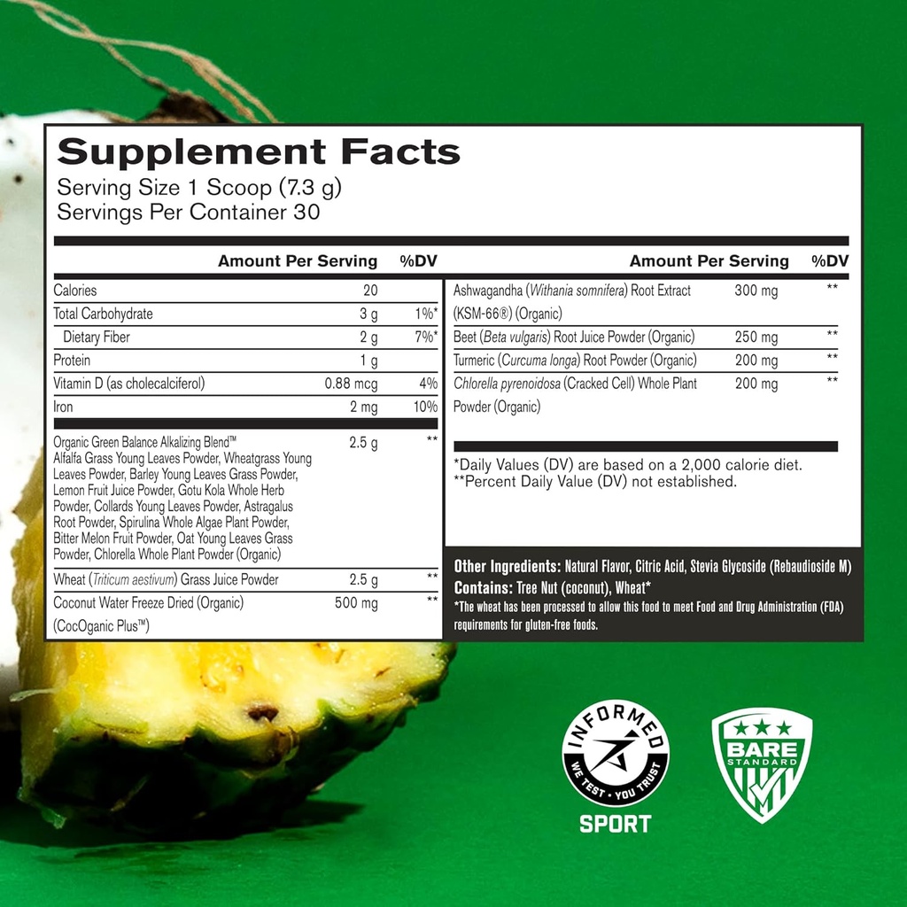 BARE PERFORMANCE NUTRITION BPN Strong Greens & Strong Multi-Vitamin Bundle 6