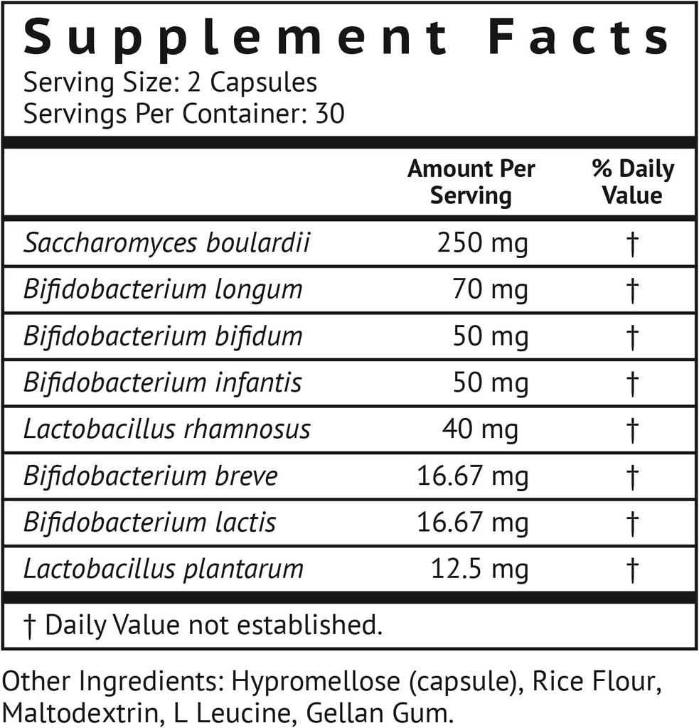 VitaMonk Low Histamine Probiotics Fight Histamine Intolerance and Support Balanced Gut Health - Histamine Free Probiotic for Those Seeking Health Improvements with Histamine Control -60 Capsules 3