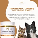 PetScy - Probiotic Chews for Dogs, Probiotic for Dogs of All Ages, Sizes & Breeds with Prebiotic Fiber and Pure Omega-3 | Improves Skin, Coat, and Gut Health, 30 Chews 6
