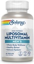 SOLARAY Liposomal Multivitamin for Men, Enhanced Absorption Immune, Energy & Bone Support, Mens Daily Multi Vitamin, BCAA’s, Vitamin D3, C, B12, Zinc, Vegan, Soy Free, 30 Servings, 60 VegCaps 2