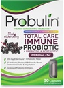 Probulin Total Care Immune = Prebiotics + Probiotics + Postbiotics + Elderberry to Support Immune & Gut Health - 20 Billion CFU - 10 Probiotic Strains, 30 Vegan Capsules 2