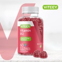 Viteey Vitamin B12 Gummies - Cognitive Support and Energy Gummies - Vegan, Gelatin Free, Gluten Free - 60 Count 3