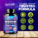 Magnesium Glycinate 250mg - High Absorption Chelated Magnesium Supplement - 100% Pure Magnesium Glycinate - Stress, Sleep, Heart, and Muscle Health Support - Non-GMO, Vegan, Gluten-Free (120 Tablets) 6