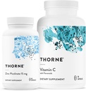 THORNE - Immune Support Bundle: Zinc Picolinate and Vitamin C Capsules - 60 Servings 2