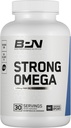 BARE PERFORMANCE NUTRITION, BPN Strong Omega Fish Oil Soft Gel, 1290mg Fish Oil per Capsule, Wild Caught Fish, Sustainably Sourced, IFOS Certified, 30 Servings 2