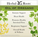 Herbal Roots Oil of Oregano - Made from Mediterranean Oregano Oil - 90 Easy to Swallow Softgel Capsules - Extra Strength 150mg 4